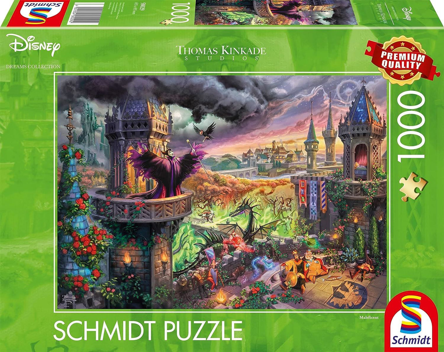 Thomas Kinkade: Disney Maleficent 1000 Piece Jigsaw Puzzle