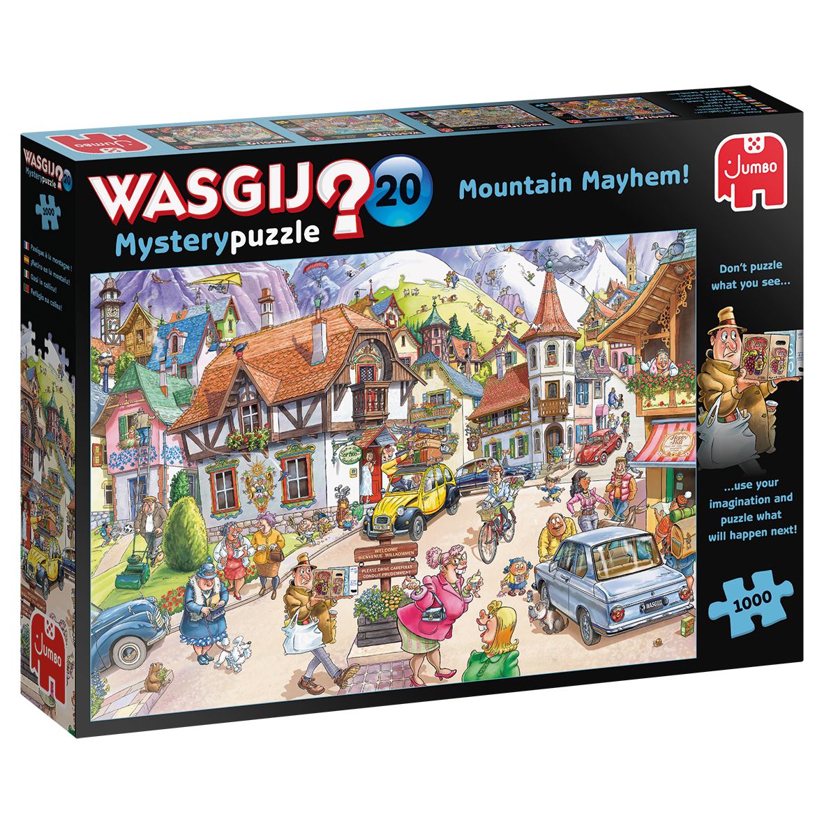 Jumbo Wasgij Mystery 20 - Mountain Mayhem! Jigsaw Puzzle - 1000 Pieces