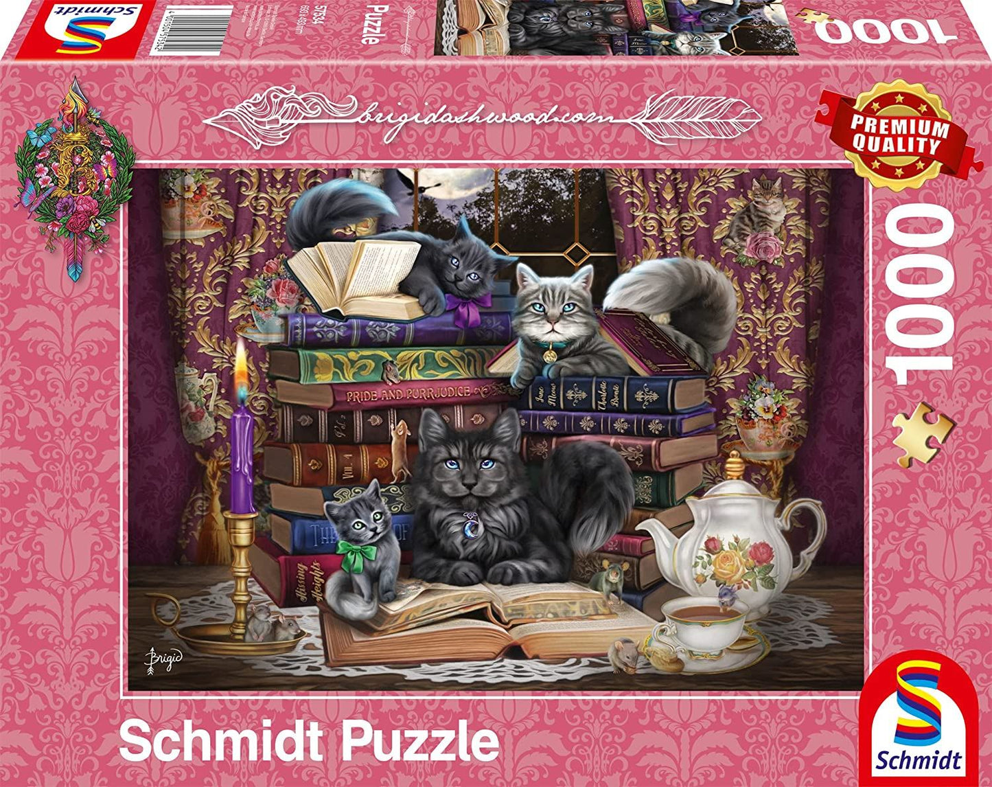 Schmidt Brigid Ashwood: Storytime Cats 1000 Piece Jigsaw Puzzle