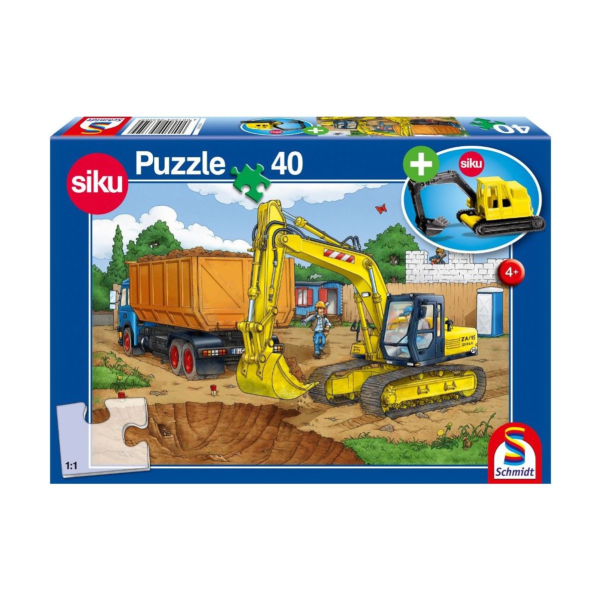 Schmidt Digger Puzzle & Play Puzzle - 40 Pieces