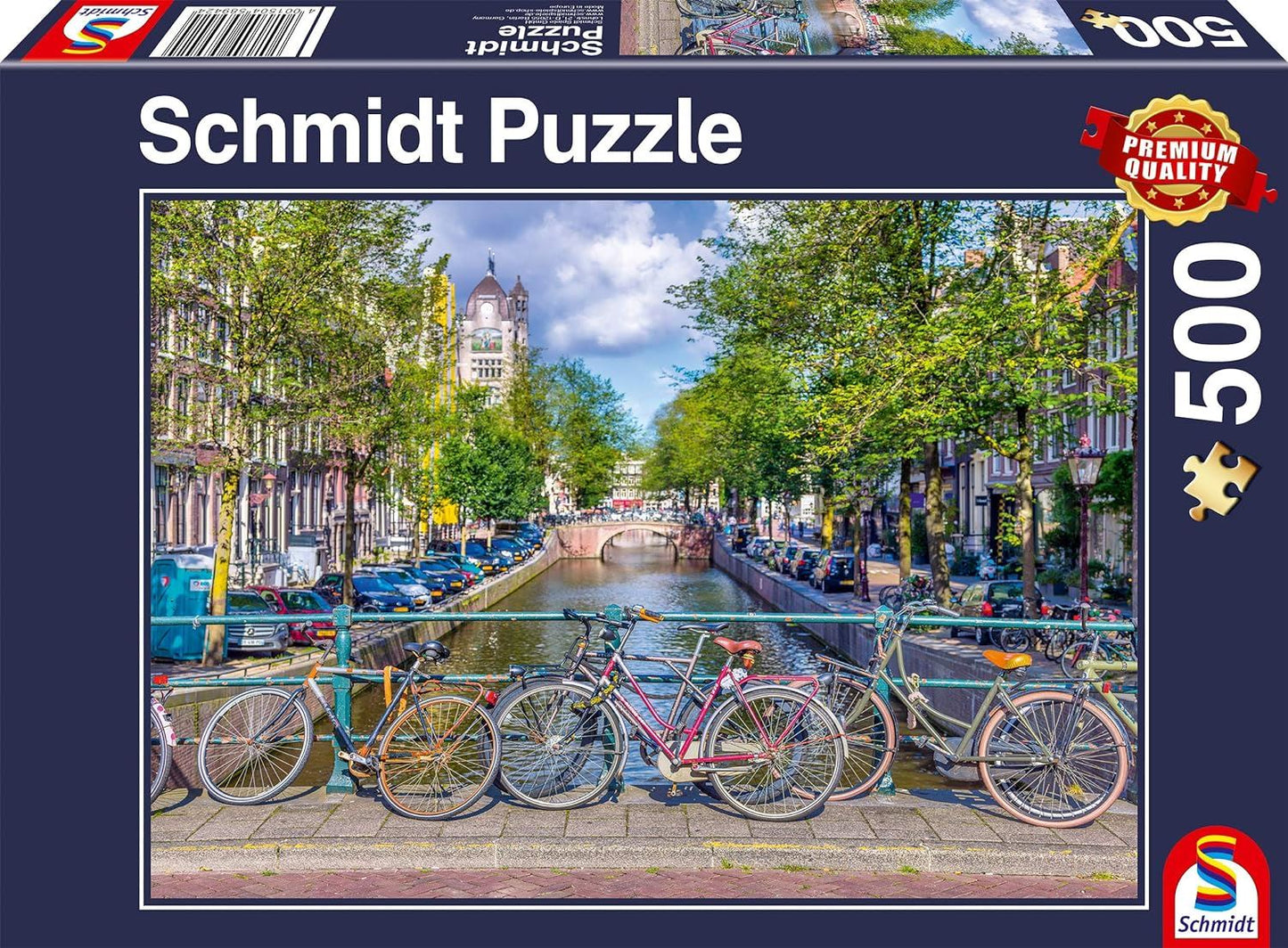Schmidt Spring Time in Amsterdam 500 Piece Jigsaw Puzzle