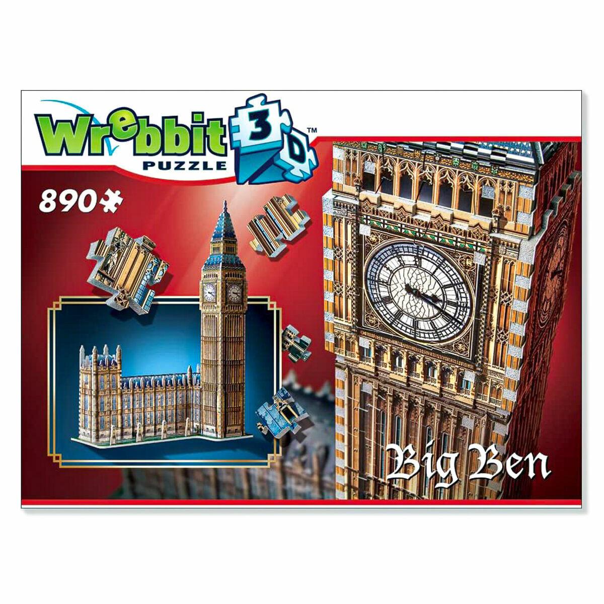 Wrebbit 3D Big Ben Jigsaw Puzzle - 890 Pieces