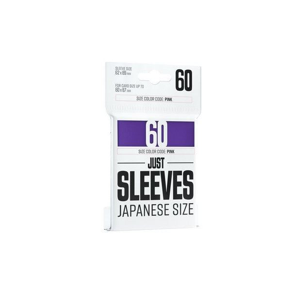Gamegenic Just Sleeves: Japanese Size Purple 60 Sleeves