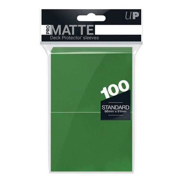 Ultra PRO-Matte 100 Standard Sleeves: Green