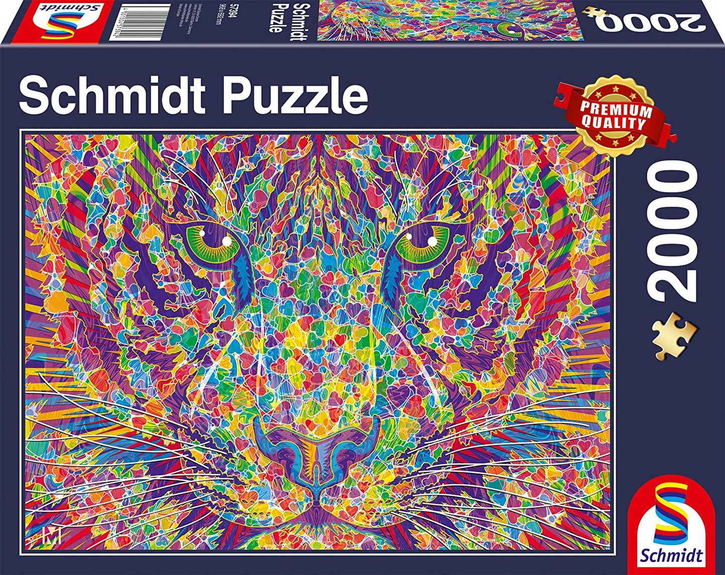 Schmidt Wild at Heart, Tiger 2000 Piece Jigsaw Puzzle