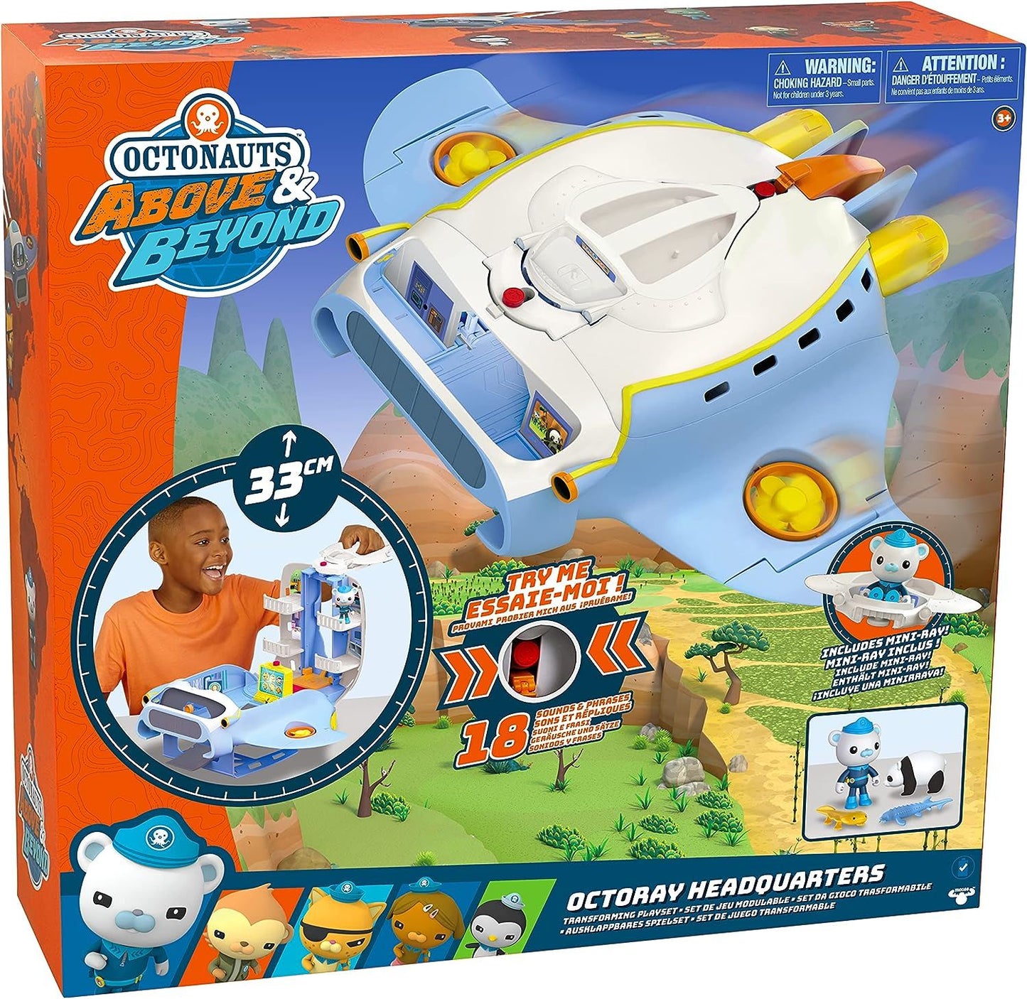 Octonauts S1 Octoray Transforming Playset