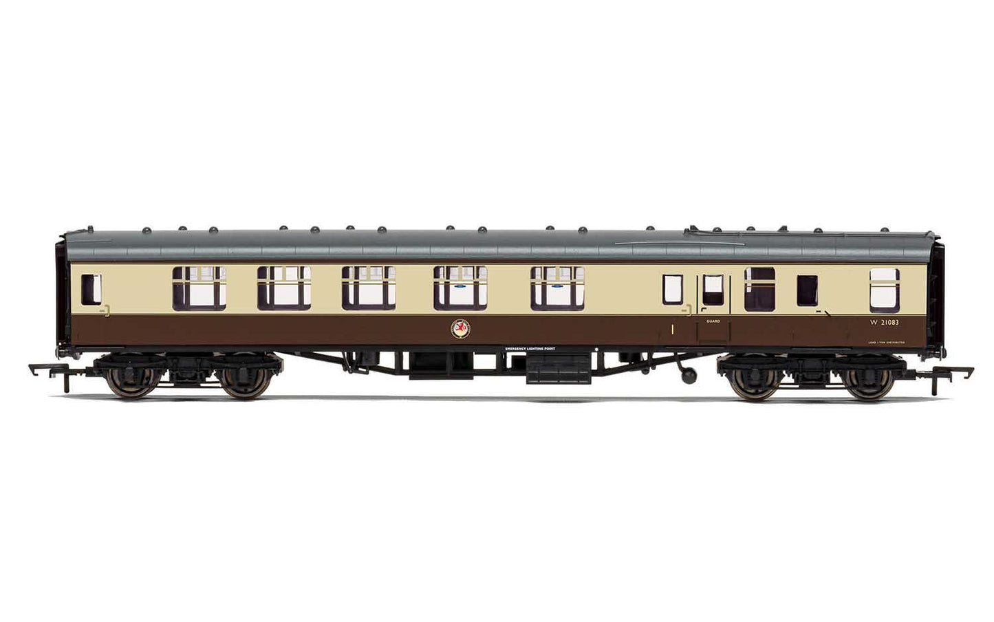 Hornby BR, Mk1 Brake Composite Corridor, W 21083 - Era 4 Model Train