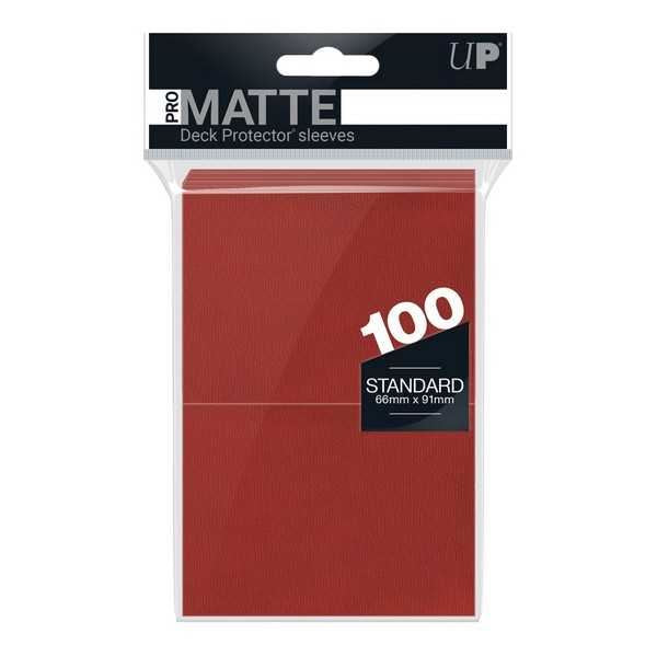 Ultra Pro PRO-Matte 100 Standard Sleeves: Red