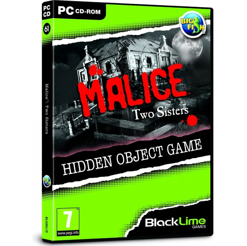 Malice: Two Sisters Hidden Object Game for PC (CD-ROM)