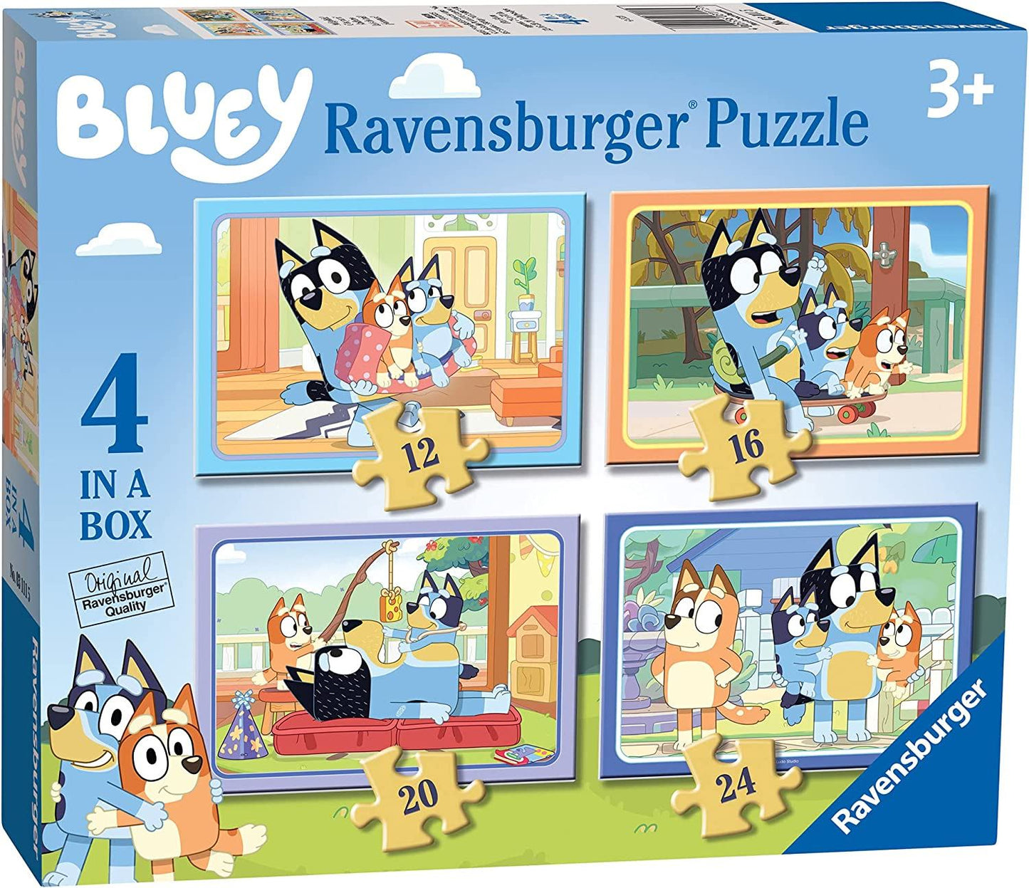 Bluey Jigsaw Puzzles - 12, 16, 20, 24 Pieces