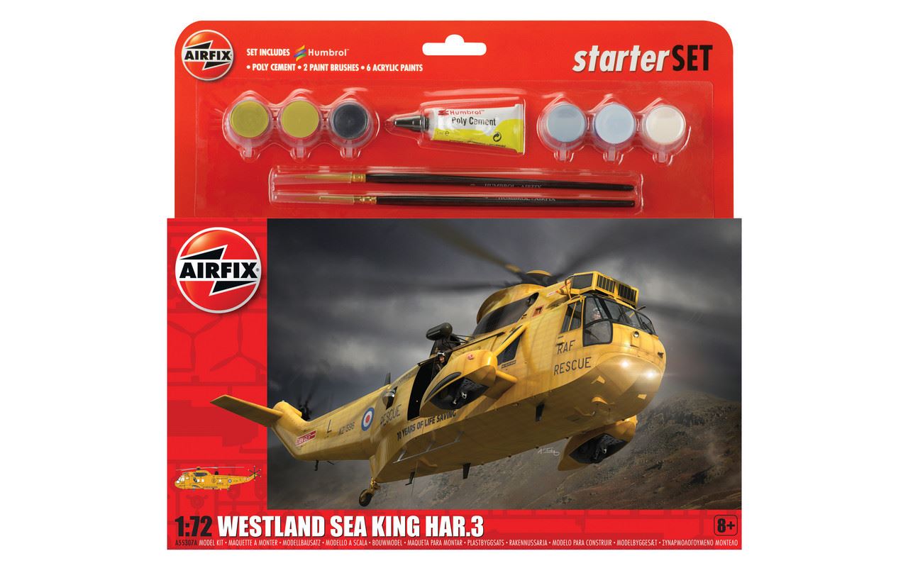 Airfix Westland Sea King HAR.3 1:72 Model Starter Set