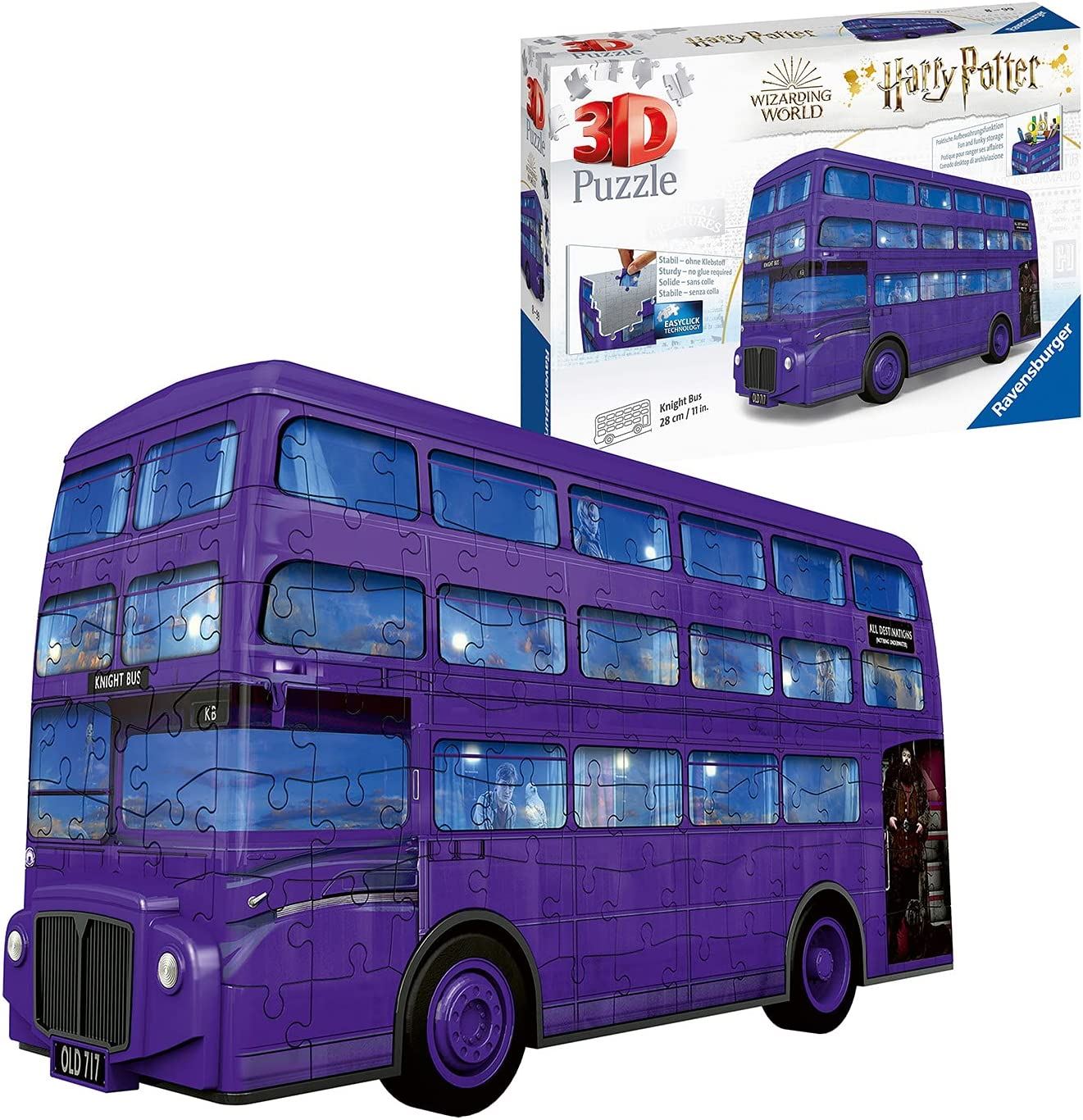 Harry Potter Knight Bus 3D Jigsaw Puzzle - 216 Pieces