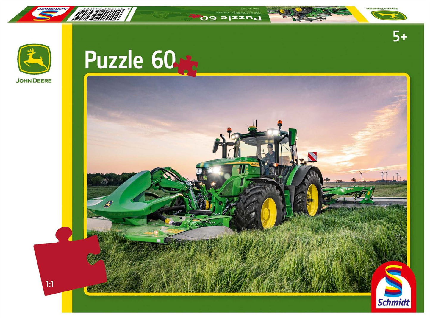 John Deere: Tractor 6R 185 60 Piece Jigsaw Puzzle