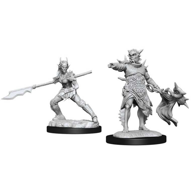 Magic the Gathering Unpainted Miniatures (W13) Coralhelm Commander & Halimar Wavewatch