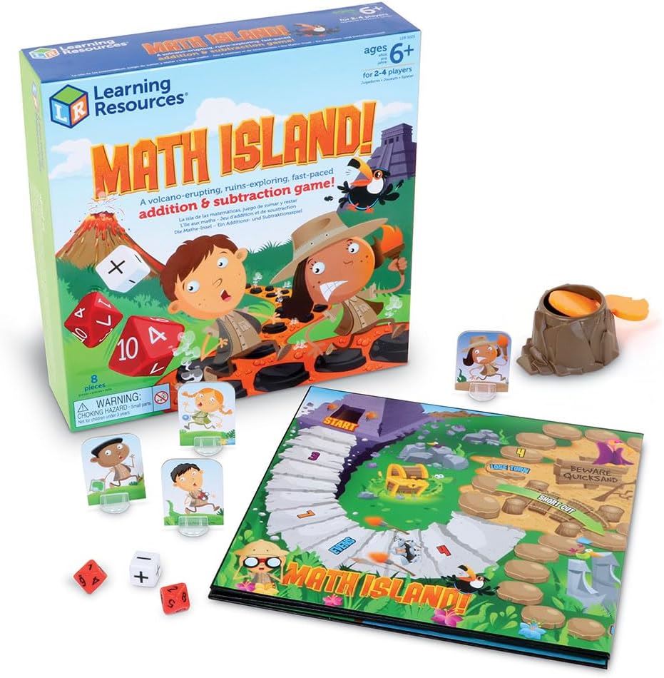 Learning Resources Math Island! Addition & Subtraction Game