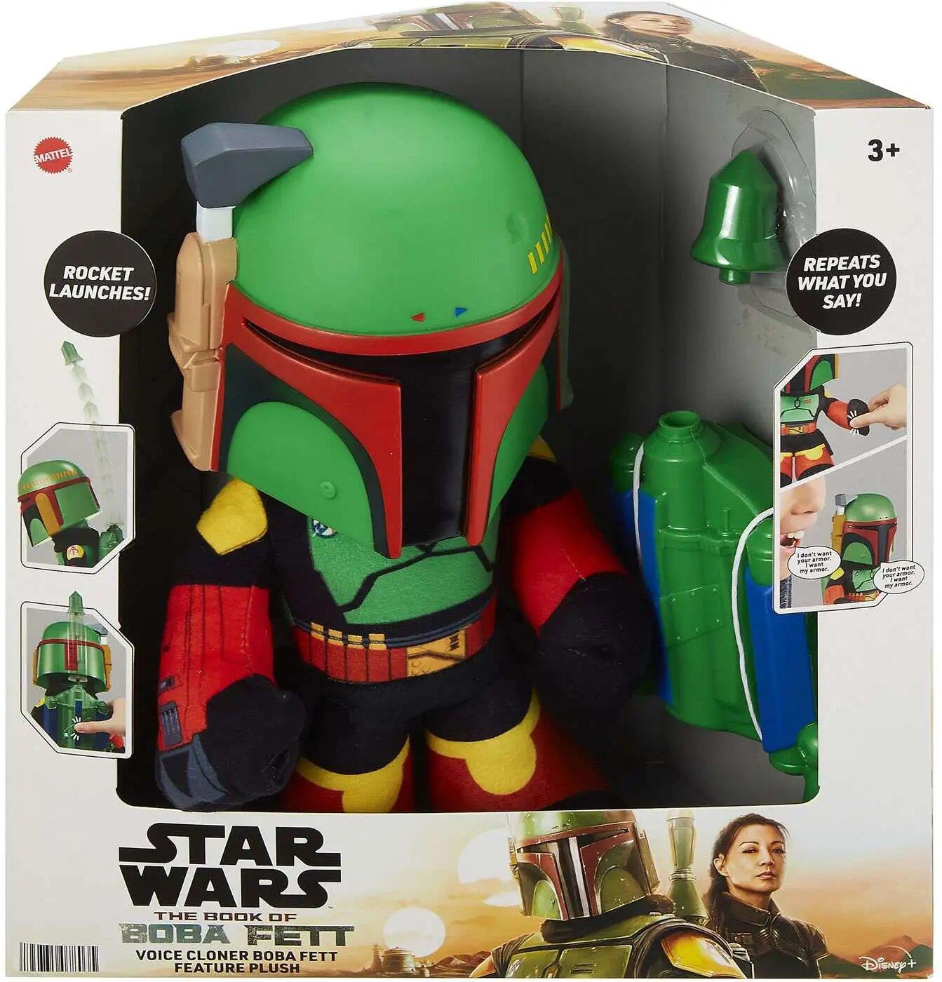 Star Wars: The Book of Boba Fett Electronic Plush Figure Voice Cloner Boba Fett 30 cm