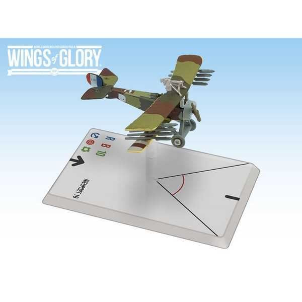 Wings of Glory WW1: Nieuport 16 Airplane Pack Escadrille Lafayette