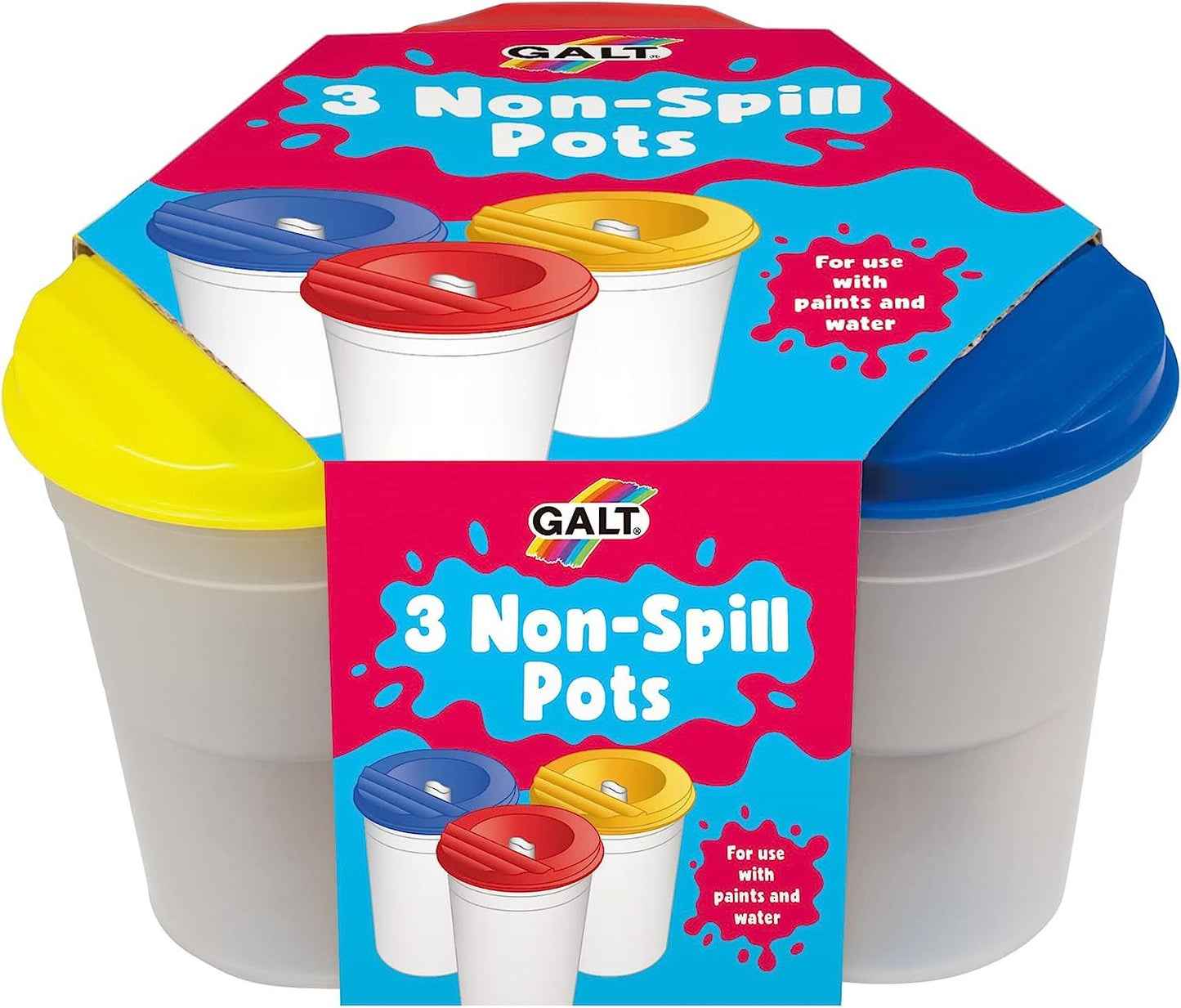 Galt Toys - 3 Non-Spill Paint Pots