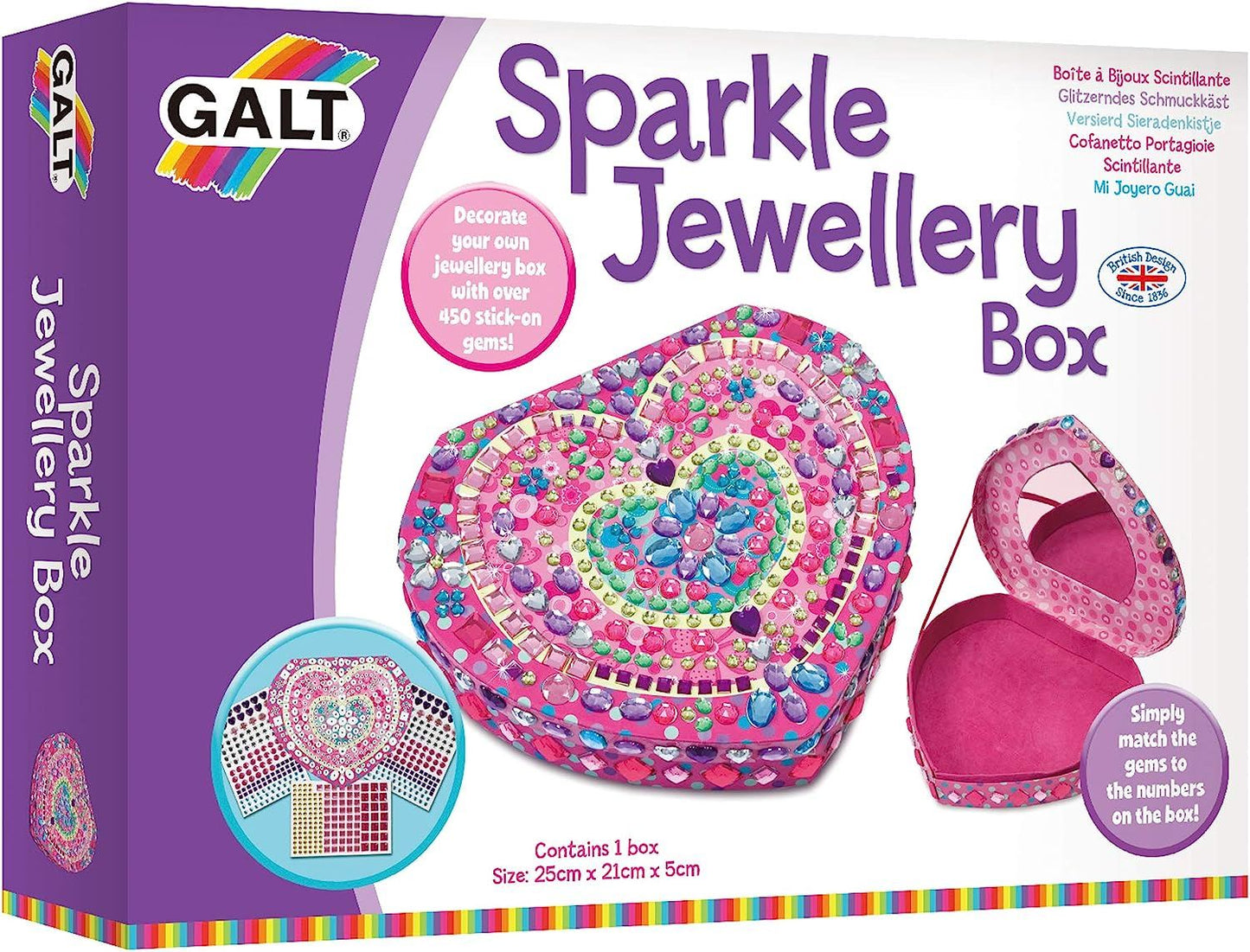 Galt Toys - Sparkle Jewellery Box Activity Set