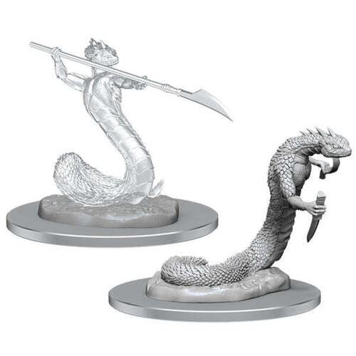 Critical Role Unpainted Miniatures (W4) Serpentfolk & Serpentfolk Ghost