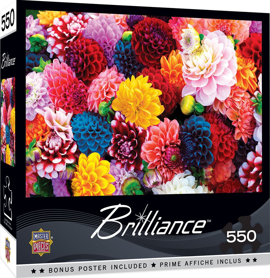 Masterpieces Puzzle Brilliance Collection Beautiful Blooms Puzzle 550 piece Jigsaw Puzzle