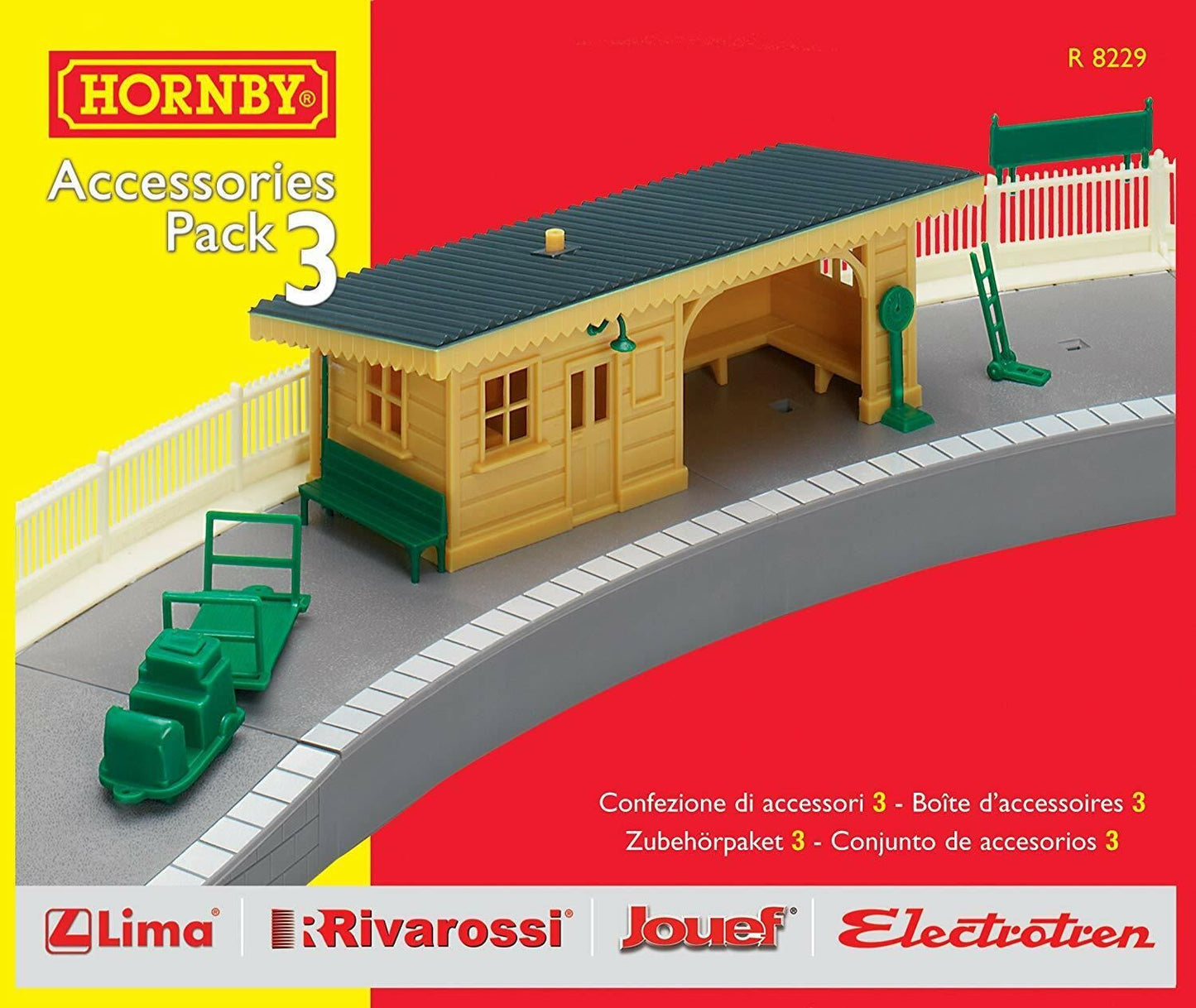 Hornby TrakMat Building Accessories Pack 3