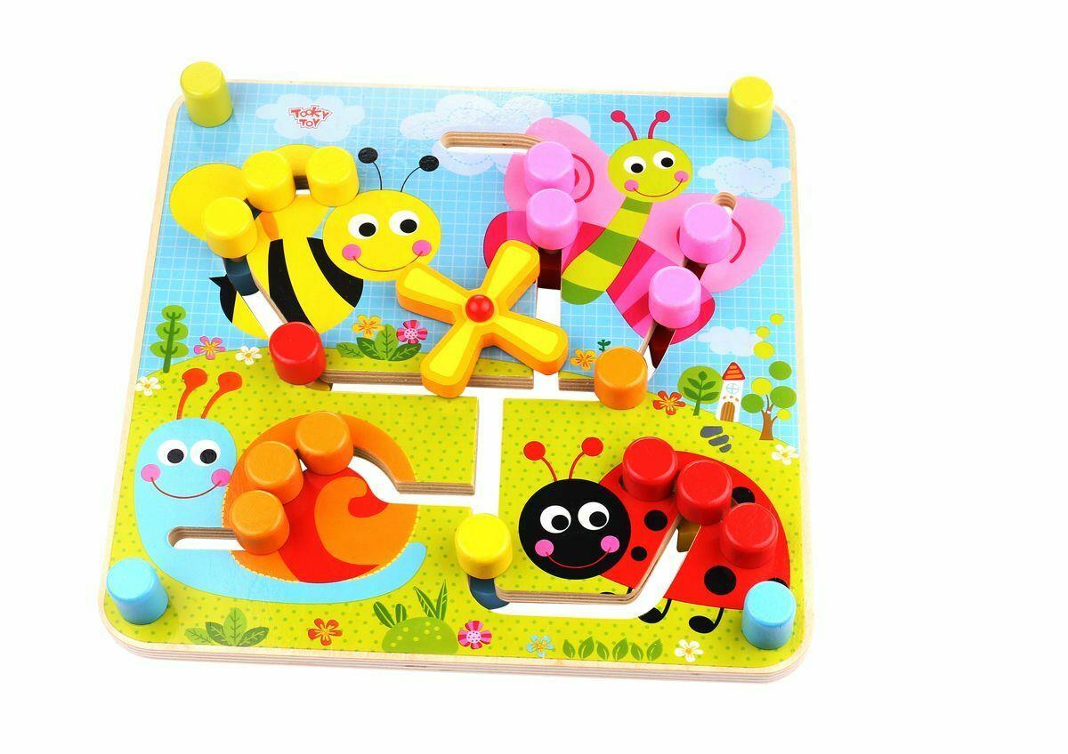 Tooky Toy Wooden Reversible Maze