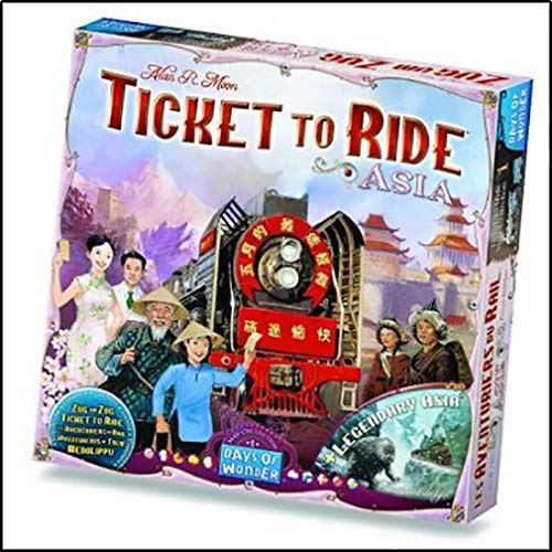 Ticket To Ride Map Collection: Volume 1 - Asia & Legendary Asia Expansion Board Game