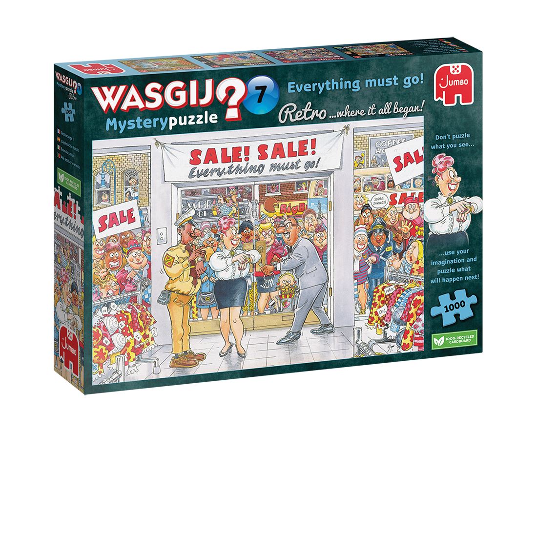 Jumbo Wasgij Retro Mystery 7 - Everything Must Go Jigsaw Puzzle - 1000 Pieces