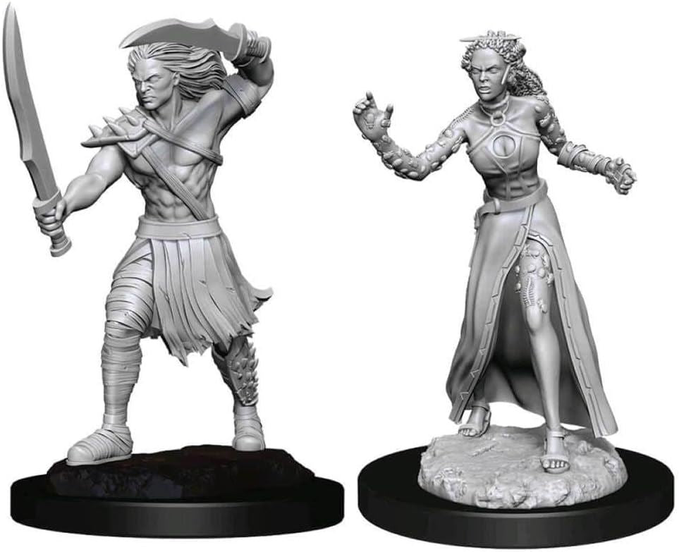 Magic the Gathering Unpainted Miniatures (W13) Vampire Lacerator & Vampire Hexmage