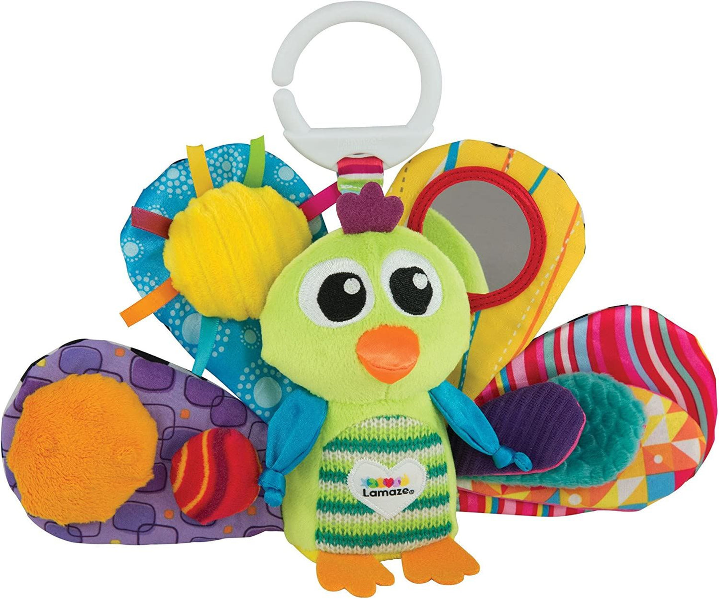Lamaze Jacques The Peacock Pram and Pushchair Sensory Toy