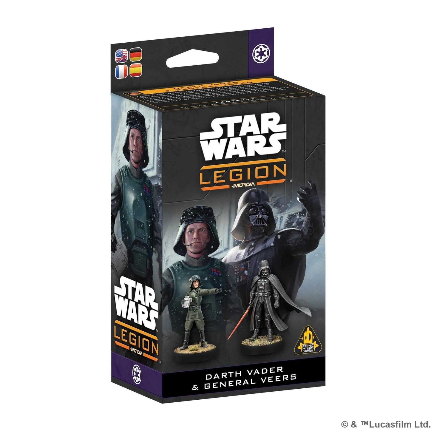 Star Wars: Legion - Darth Vader & General Veers Character Miniatures Expansion
