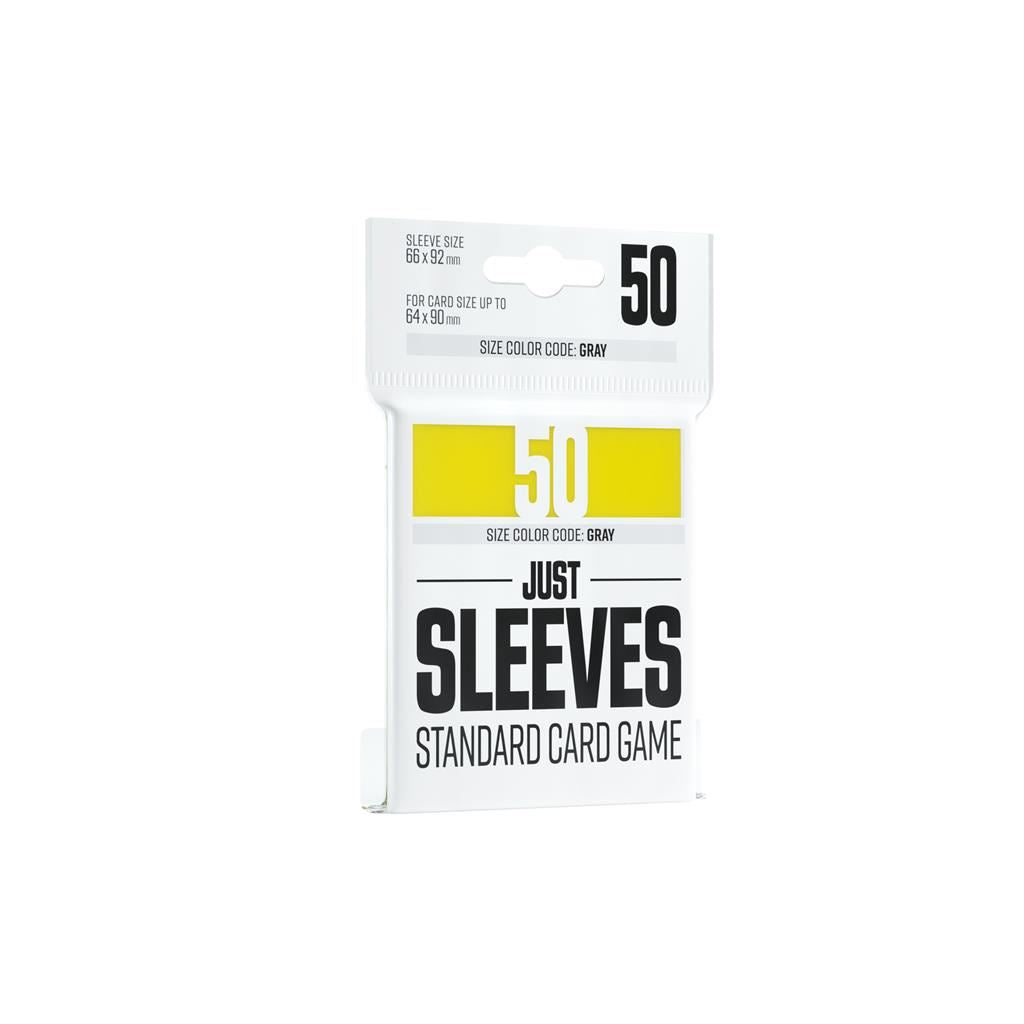 Gamegenic Just Sleeves: Standard Card Game Yellow 50 Sleeves