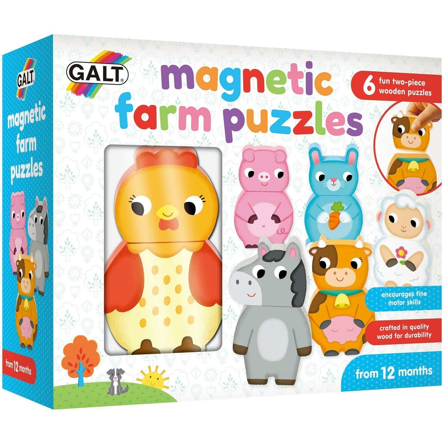 Galt Toys - Magnetic Farm First Years Puzzles