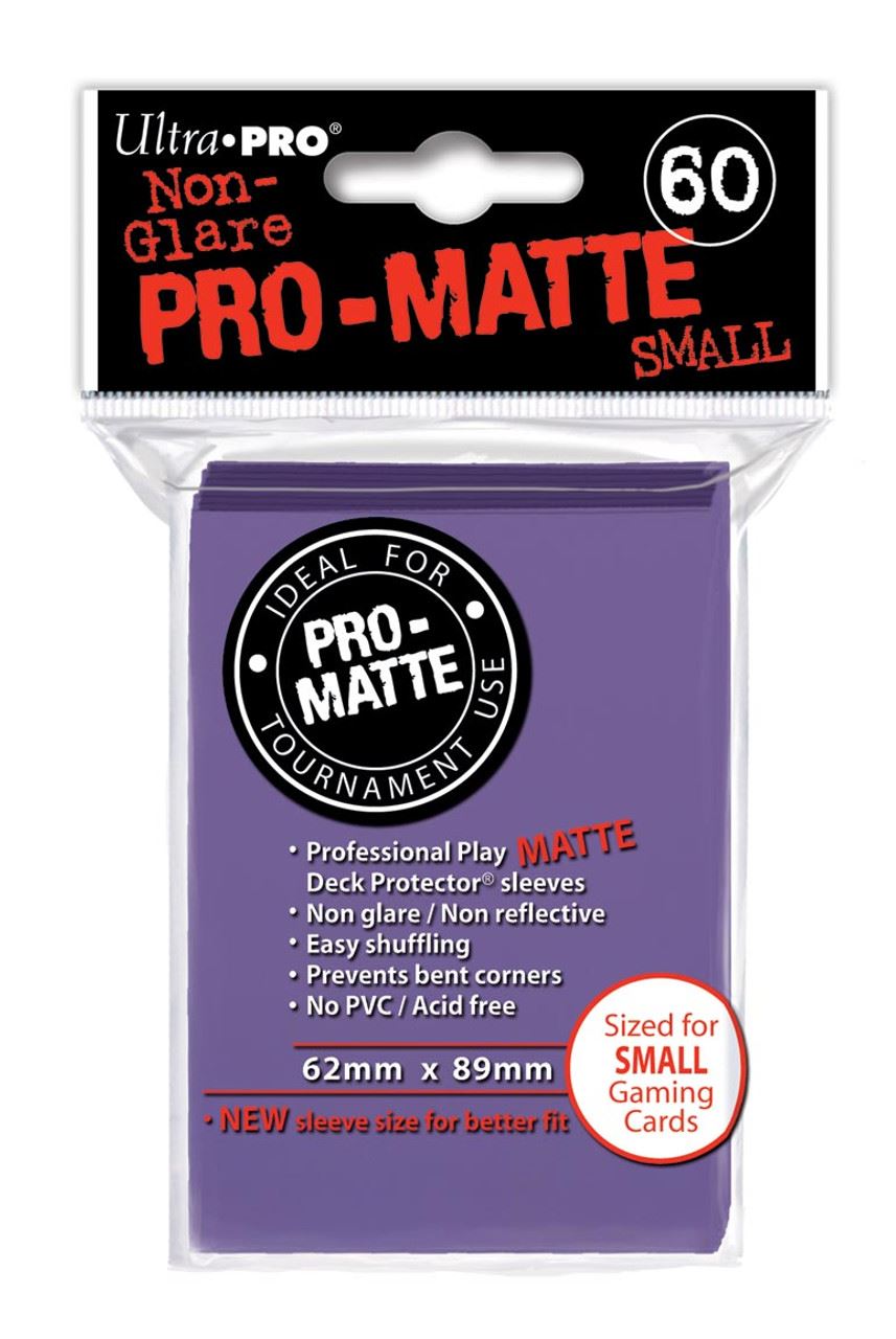Ultra Pro Pro-Matte Purple Small Deck Protectors - 60 Sleeves