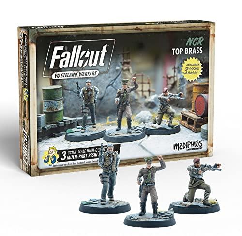 Fallout Wasteland Warfare Nv Ncr TOne Piece Brass