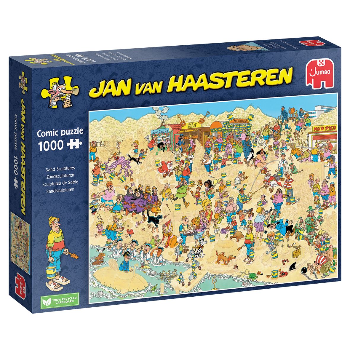 Jumbo Jan Van Haasteren Sand Sculpture Jigsaw Puzzle - 1000 Pieces
