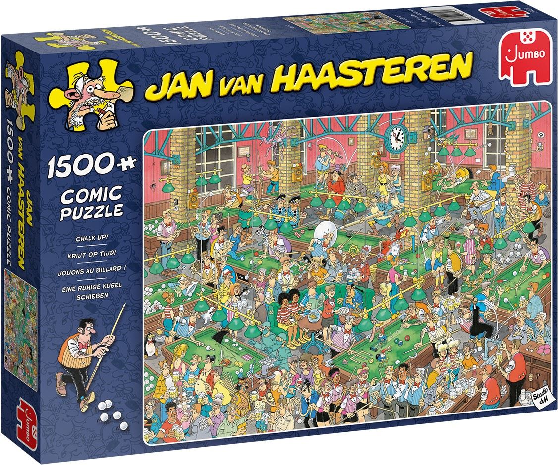 Jumbo Jan van Haasteren Chalk Up! Jigsaw Puzzle - 1500 Pieces