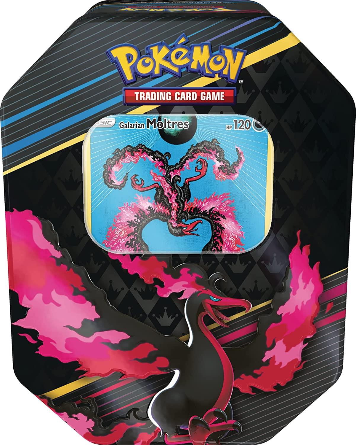 Pokemon TCG: Sword & Shield 12.5 Crown Zenith Galarian Moltres Tin