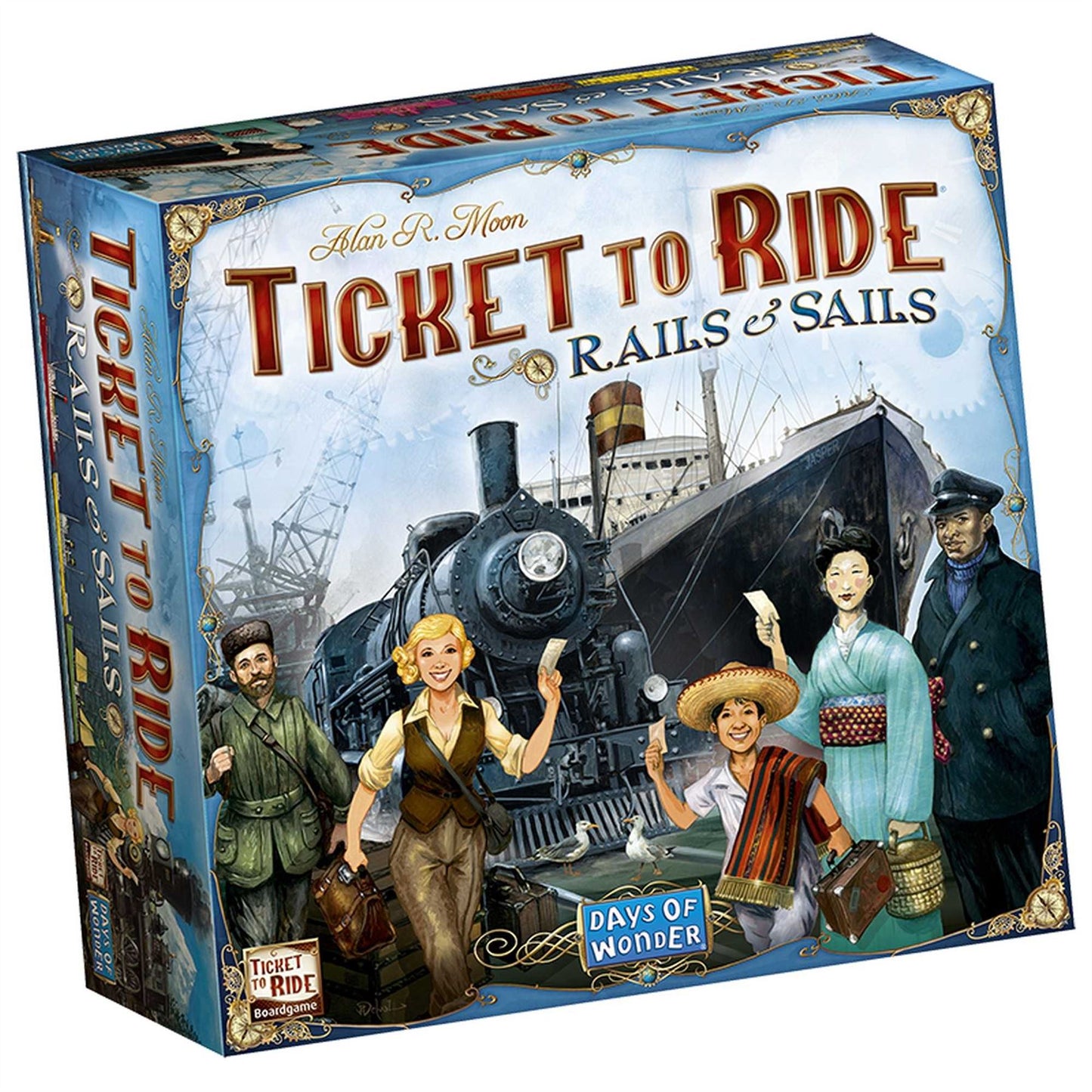 Ticket to Ride Rails & Sails Board Game