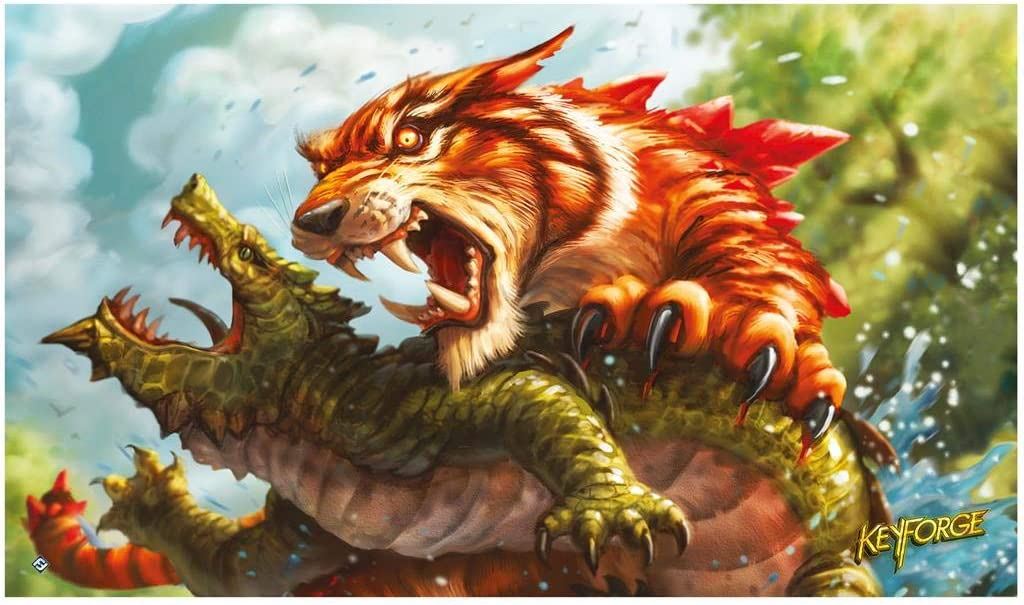 Mighty Tiger Playmat: KeyForge