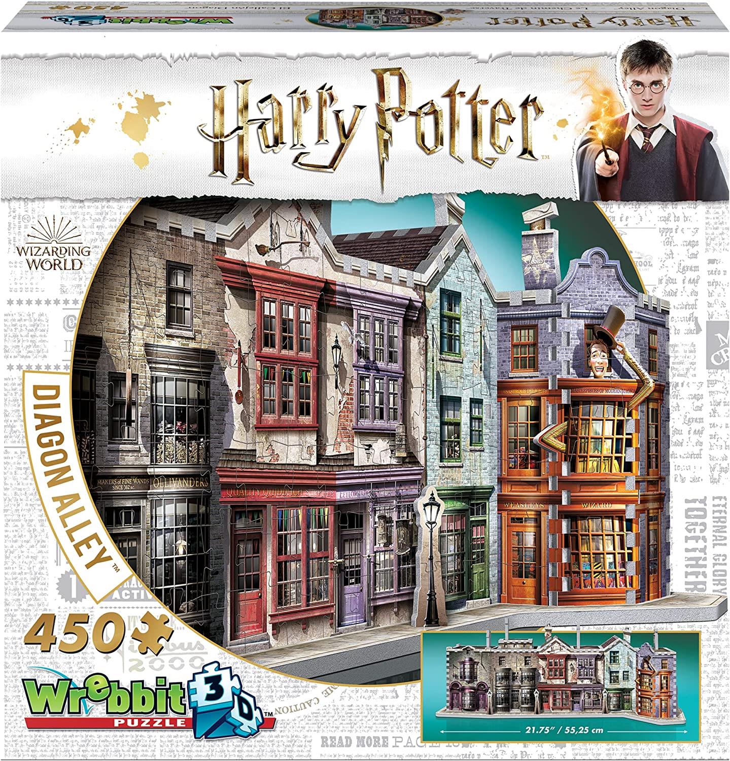 Wrebbit 3D Harry Potter Diagon Alley Jigsaw Puzzle - 450 Pieces