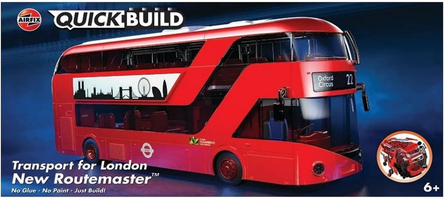 Airfix QUICKBUILD New Routemaster Bus Model Kit