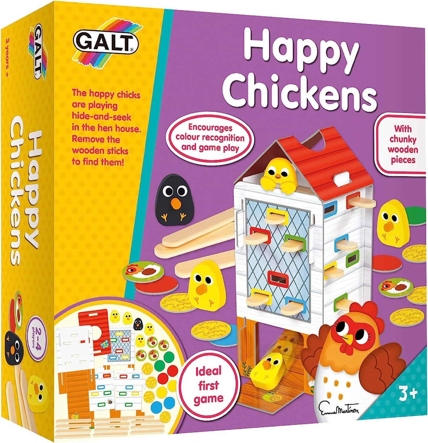 Galt Toys - Happy Chickens Play & Learn Toy