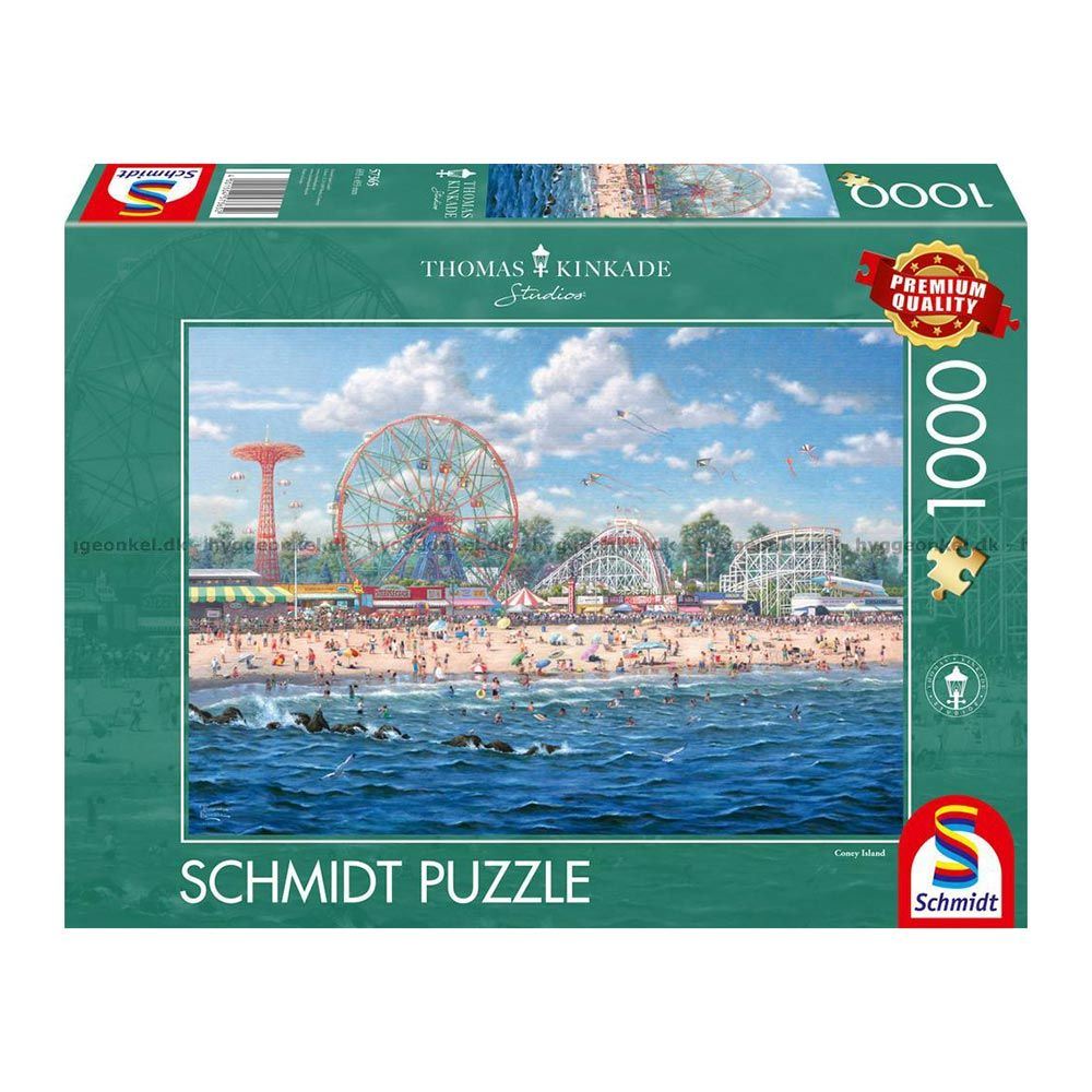 Schmidt Thomas Kinkade Coney Island Jigsaw Puzzle - 1000 Pices