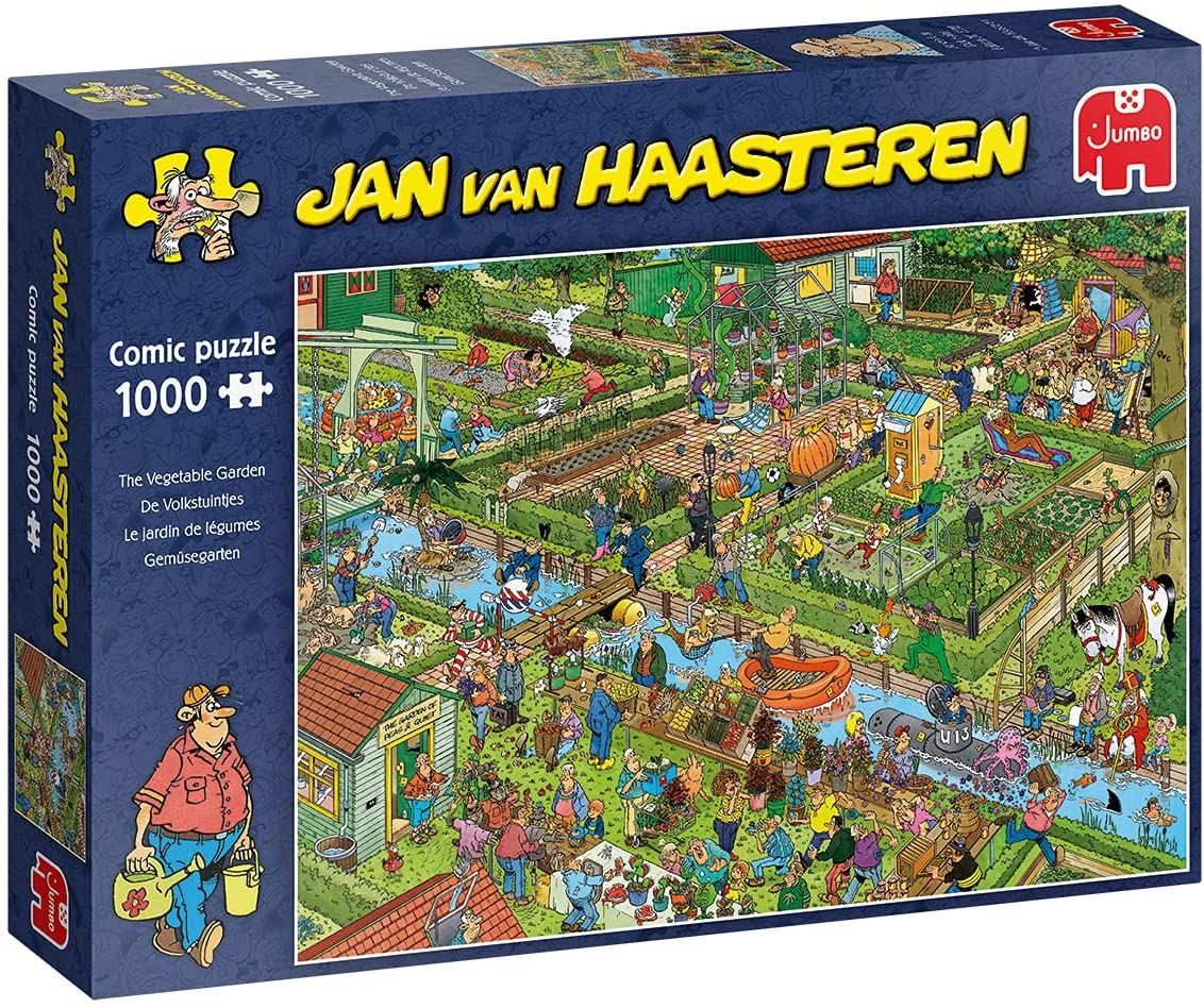 Jumbo Jan Van Haasteren The Vegetable Garden Jigsaw Puzzle - 1000 Pieces