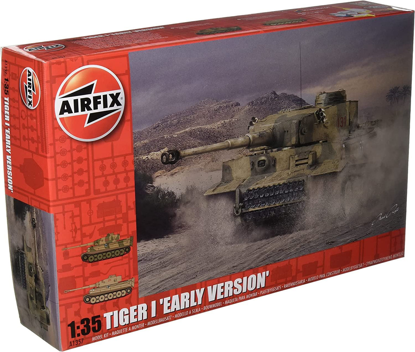 Tiger 1 Early Production Version 1:35 Tank Air Fix Model Kit