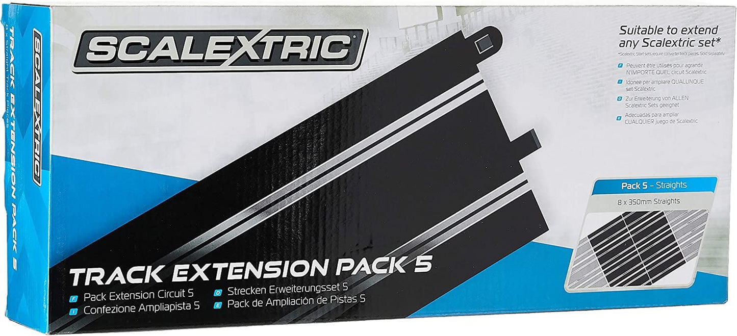 Standard Straights (Set Of 8) Scalextric Track Extension Pack 5