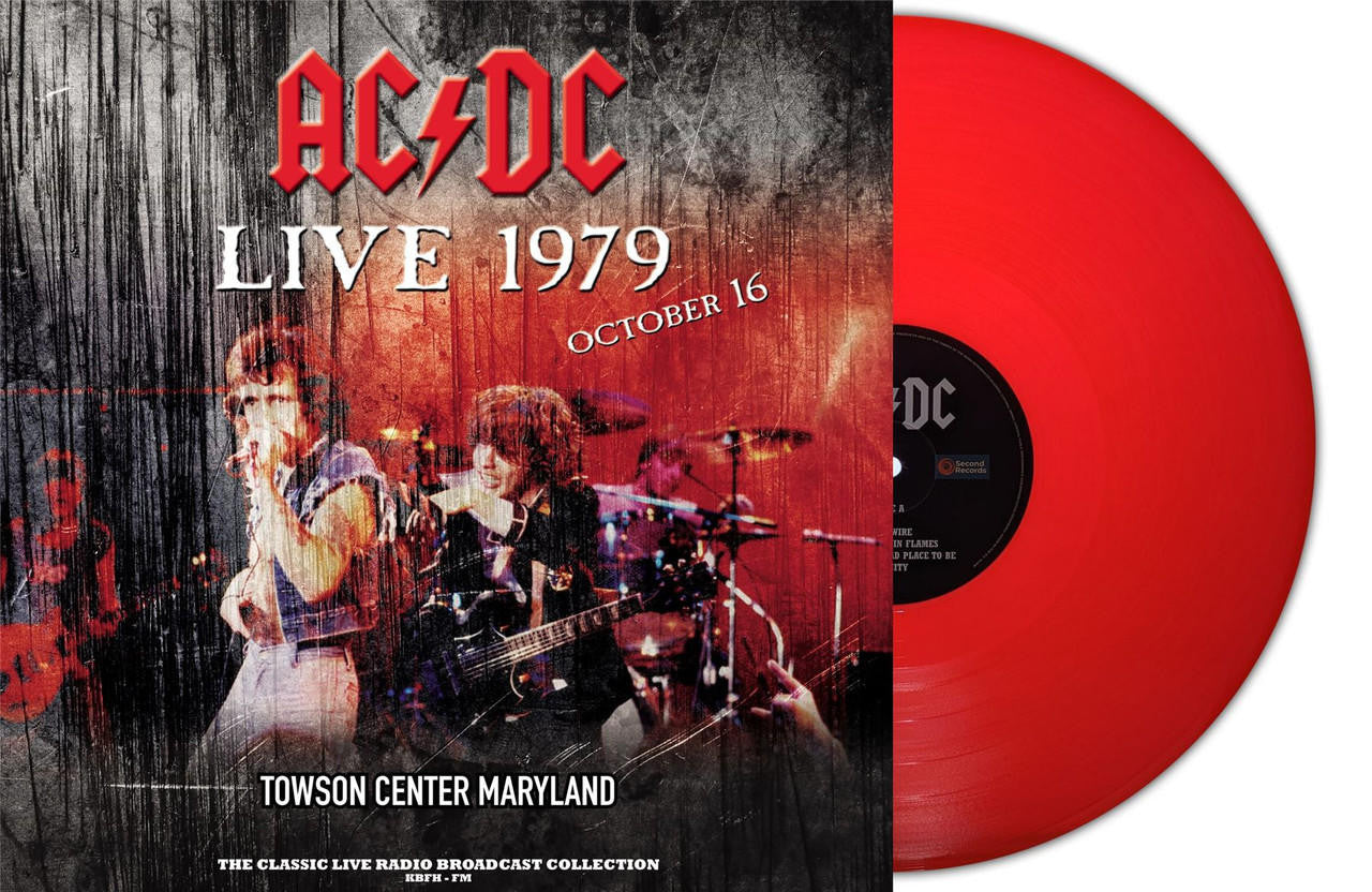 AC/DC - Live 1979 At Towson Center Maryland Red Vinyl