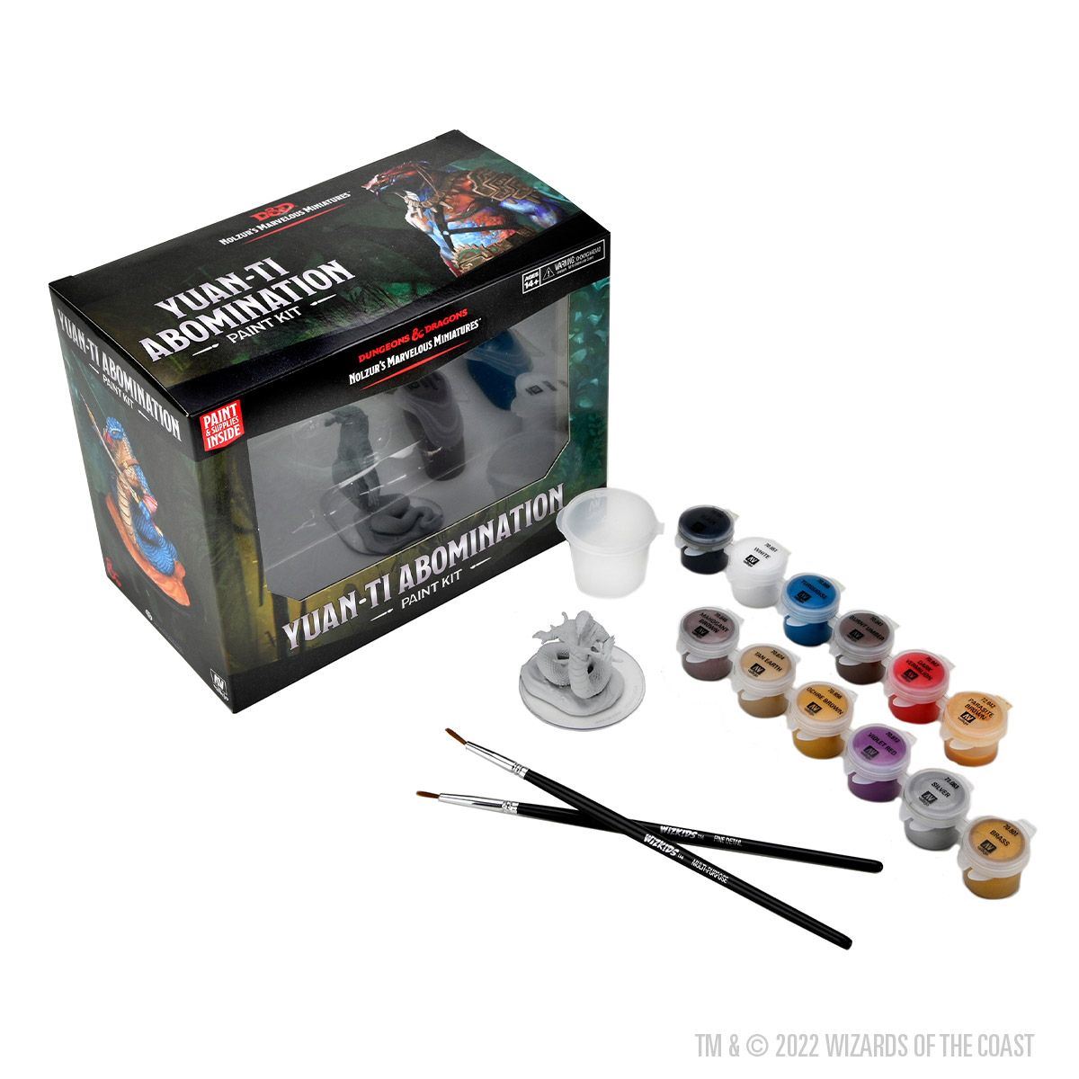 Dungeons & Dragons Nolzur's Marvelous Miniatures: Yuan-ti Abomination Paint Kit